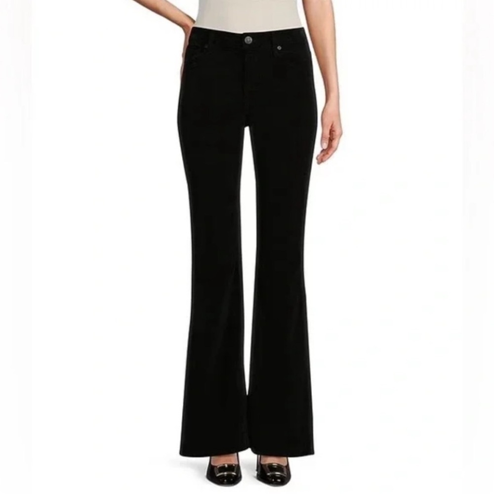 Antonio Melani Black Flare Jeans Size 29 NWT | High Rise Stretch Denim